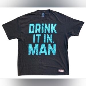 WWE Chris Jericho T-Shirt Drink It In Man Vintage 2016 Double Sided Black XL